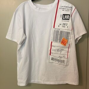 Men’s size small Heathrow ticket T-shirt